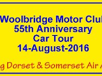 14-Aug-16 Woolbridge 55th Car Tour